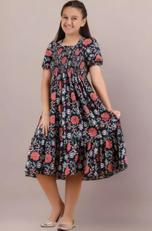 Girls Floral Dress