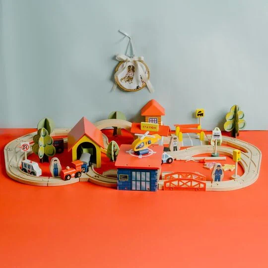 Wooden Train Set Wooden Train Set